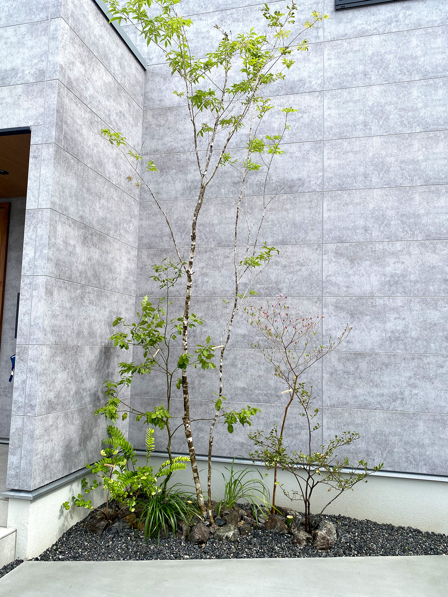 米子市A様邸植栽・外構工事
